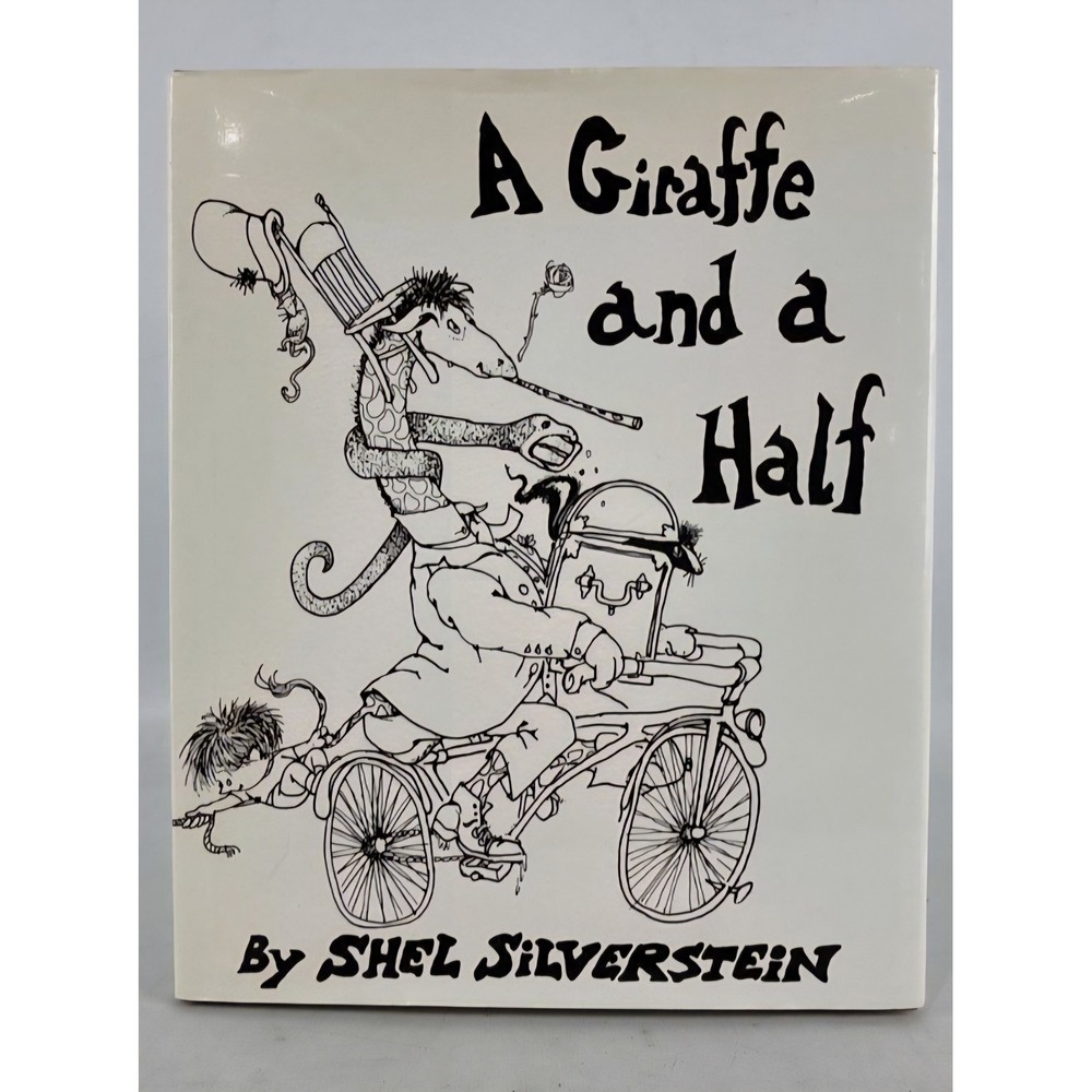 A Giraffe and a Half by Shel Silverstein Hardcover Childrens Book w Dust Jacket